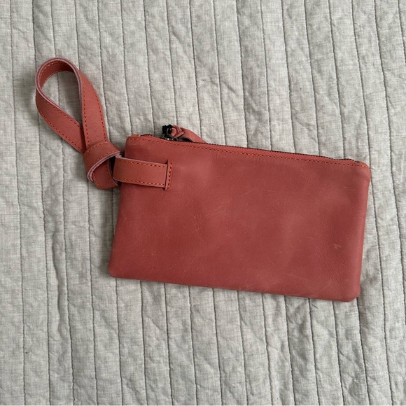 Able Bags Nwt Able Rachel Wristlet In Rose Pink Poshmark